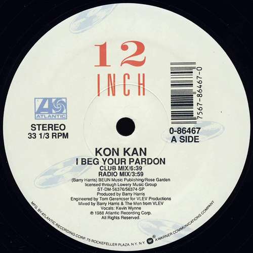 Cover Kon Kan - I Beg Your Pardon (12, Single) Schallplatten Ankauf