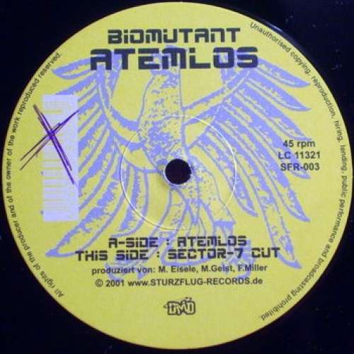 Cover Biomutant - Atemlos (12) Schallplatten Ankauf