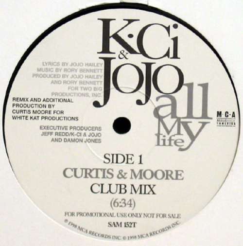 Cover K-Ci & JoJo - All My Life (Curtis & Moore Remix) (12, Promo) Schallplatten Ankauf