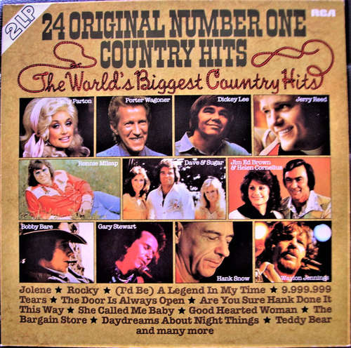 Cover Various - 24 Original Number One Country Hits (2xLP, Comp) Schallplatten Ankauf