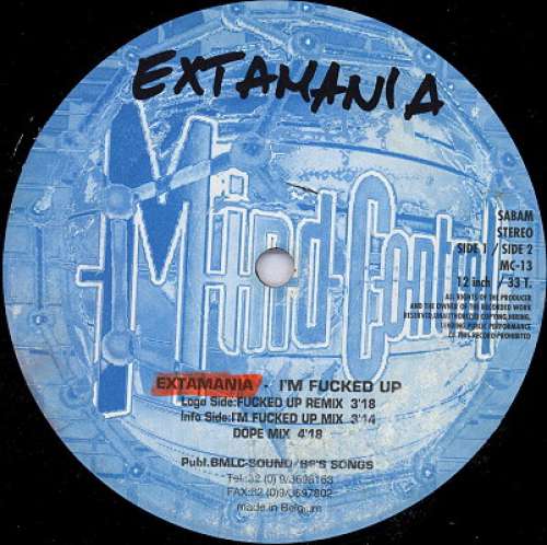 Cover Extamania - I'm Fucked Up (12) Schallplatten Ankauf