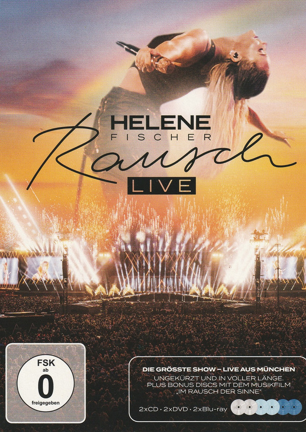Cover Helene Fischer - Rausch Live (2xCD + 2xDVD, PAL + 2xBlu-ray) Schallplatten Ankauf
