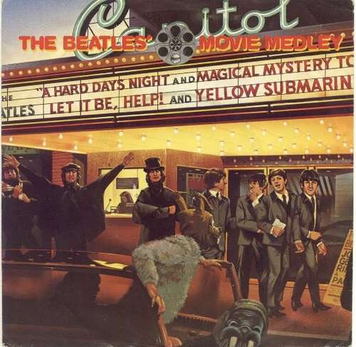 Cover The Beatles - The Beatles' Movie Medley (7, Single) Schallplatten Ankauf