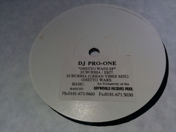 Cover DJ Pro-One* - Ghetto Wars Ep (12, EP, W/Lbl) Schallplatten Ankauf