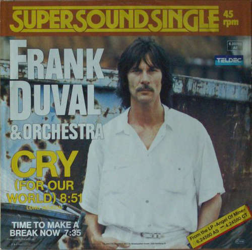 Cover Frank Duval & Orchestra - Cry (For Our World) Long Version (12, Single) Schallplatten Ankauf