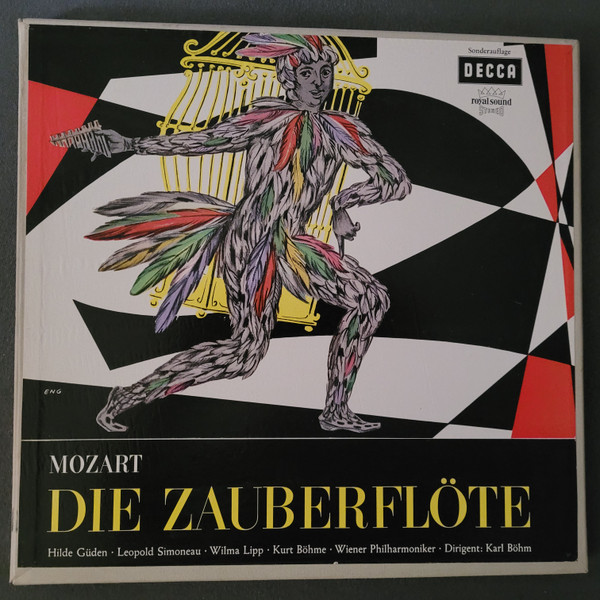 Cover Mozart*, Hilde Güden • Leopold Simoneau • Wilma Lipp • Kurt Böhme • Wiener Philharmoniker • Karl Böhm - Die Zauberflöte (3xLP, Club + Box) Schallplatten Ankauf
