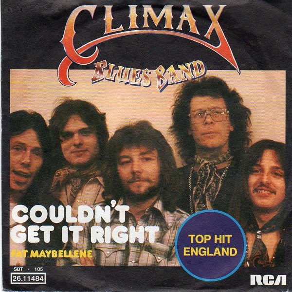 Cover Climax Blues Band - Couldn't Get It Right (7, Single) Schallplatten Ankauf