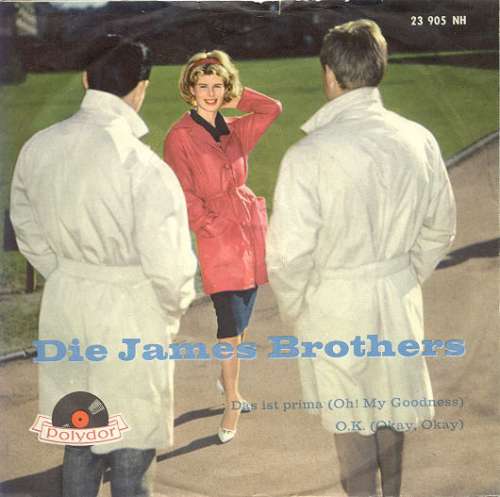 Cover Die James Brothers - Das Ist Prima / O.K. (7, Single, Mono) Schallplatten Ankauf