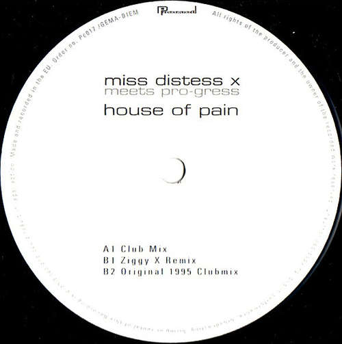Cover Miss Distess X Meets Pro-Gress - House Of Pain (12) Schallplatten Ankauf