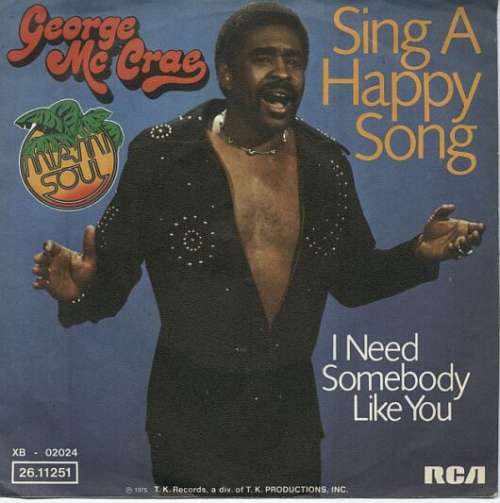 Cover George McCrae - Sing A Happy Song (7, Single) Schallplatten Ankauf