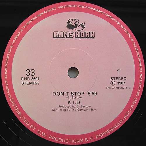 Cover K.I.D. - Don't Stop (12) Schallplatten Ankauf