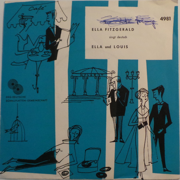 Cover Ella Fitzgerald - Singt Deutsch (7, EP) Schallplatten Ankauf