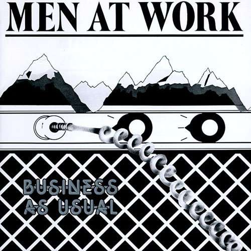 Cover Men At Work - Business As Usual (LP, Album, RE) Schallplatten Ankauf
