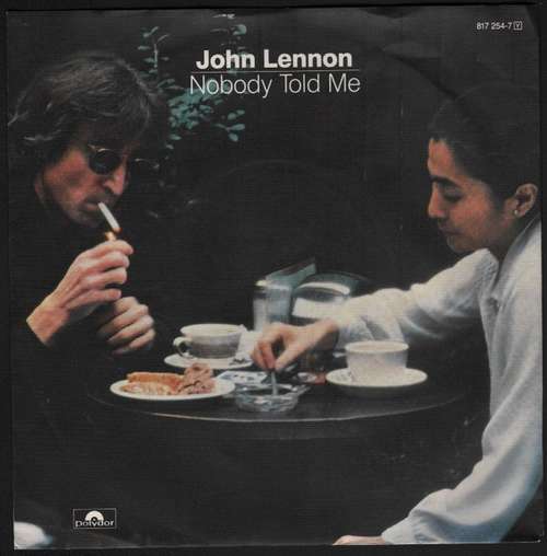 Cover zu John Lennon - Nobody Told Me (7, Single) Schallplatten Ankauf