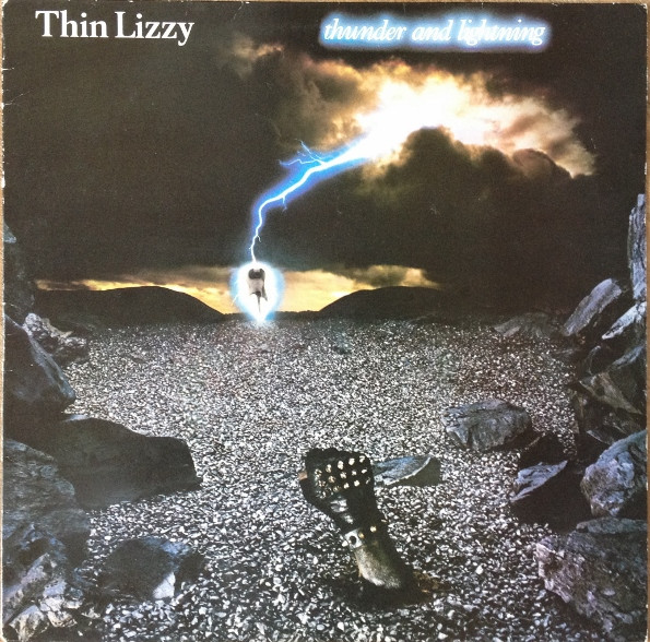 Cover Thin Lizzy - Thunder And Lightning (LP, Album, M/Print) Schallplatten Ankauf