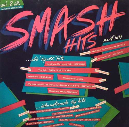 Cover Smash Hits Schallplatten Ankauf