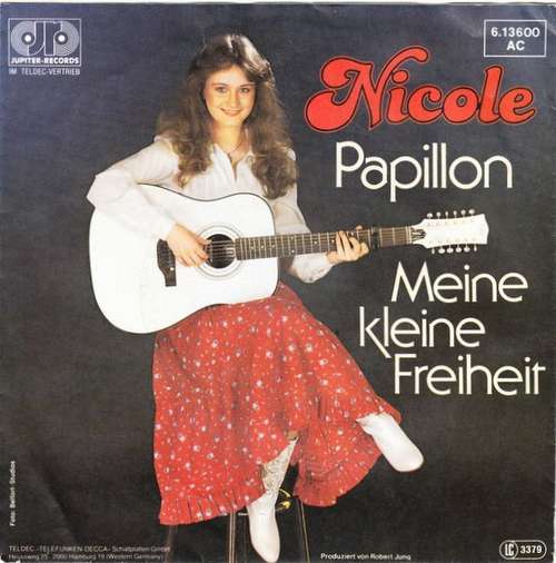 Cover Nicole (2) - Papillon / Meine Kleine Freiheit (7, Single) Schallplatten Ankauf