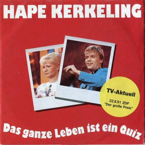 Cover Hape Kerkeling - Das Ganze Leben Ist Ein Quiz (7, Single) Schallplatten Ankauf