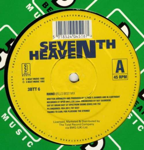 Cover Seventh Heaven - Rhino (12) Schallplatten Ankauf