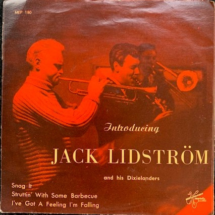 Cover Jack Lidström And His Dixielanders - Introducing Jack Lindström (7, EP) Schallplatten Ankauf
