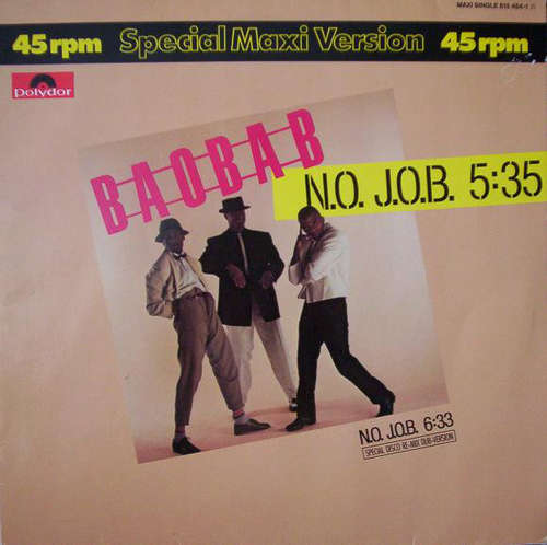 Cover Baobab - N.O. J.O.B. (12, Maxi) Schallplatten Ankauf