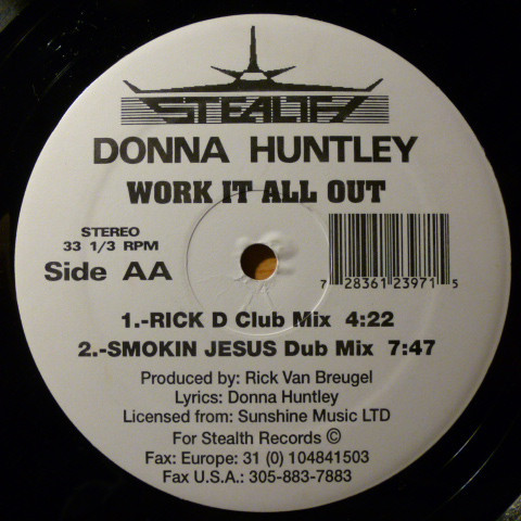 Cover Donna Huntley - Work It All Out (12) Schallplatten Ankauf