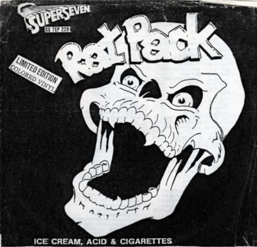 Cover Rat Pack (2) - Ice Cream, Acid & Cigarettes (7, EP, Gre) Schallplatten Ankauf