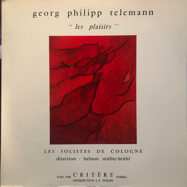 Cover Georg Philipp Telemann - Les Solistes De Cologne*, Helmut Müller-Brühl - Les Plaisirs (LP, gat) Schallplatten Ankauf