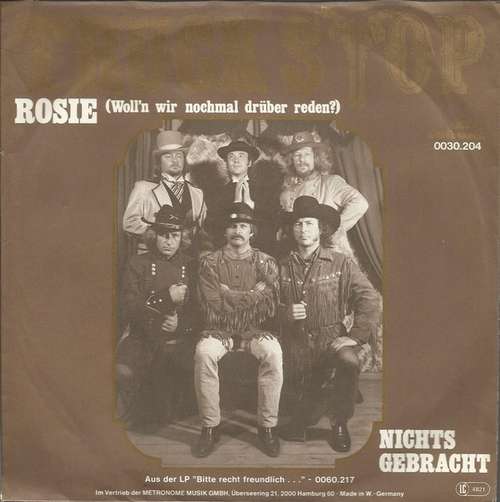 Cover Truck Stop (2) - Rosie (Woll'n Wir Nochmal Drüber Reden?) (7, Single) Schallplatten Ankauf