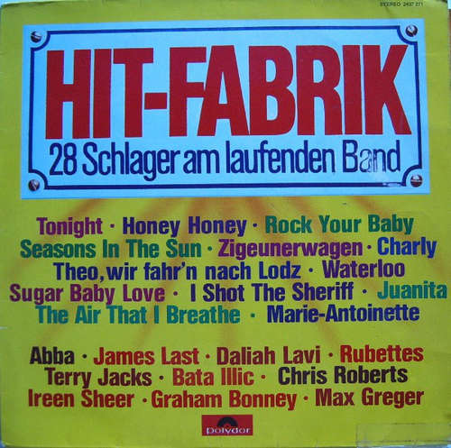 Cover Various - Hit-Fabrik - 28 Schlager Am Laufenden Band (LP, Comp, Mixed) Schallplatten Ankauf