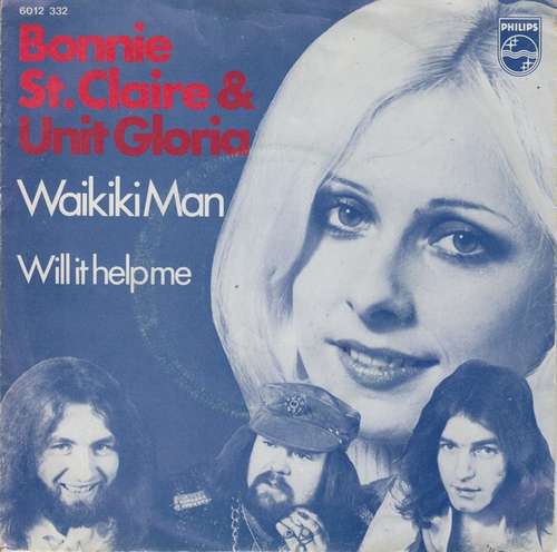 Cover Bonnie St. Claire & Unit Gloria - Waikiki Man (7, Single, Pic) Schallplatten Ankauf