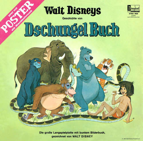 Cover Walt Disney - Dschungel Buch (LP, Gat) Schallplatten Ankauf