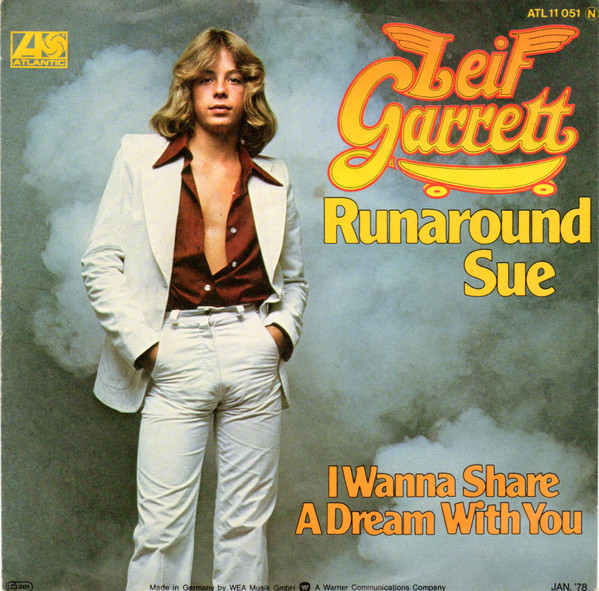 Cover Leif Garrett - Runaround Sue (7, Single, Rec) Schallplatten Ankauf