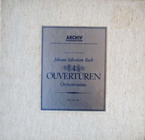 Cover Johann Sebastian Bach - 4 Ouvertüren Orchestersuiten - BMW 1066-1069 (2xLP, RE + Box) Schallplatten Ankauf