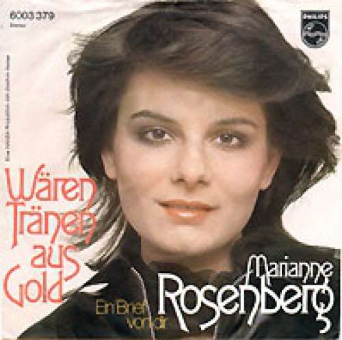 Cover Marianne Rosenberg - Wären Tränen Aus Gold (7, Single) Schallplatten Ankauf