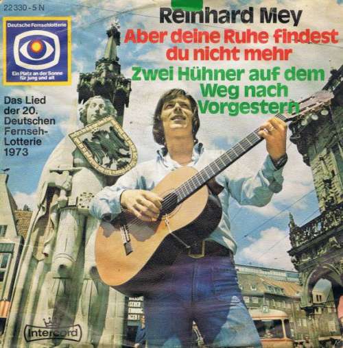 Cover Reinhard Mey - Aber Deine Ruhe Findest Du Nicht Mehr / Zwei Hühner Auf Dem Weg Nach Vorgestern (7, Single) Schallplatten Ankauf