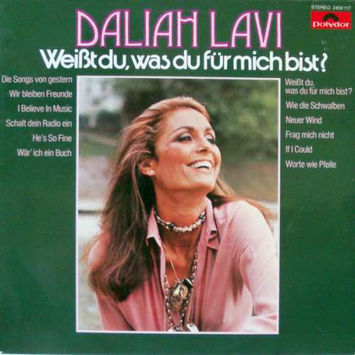 Cover Daliah Lavi - Weißt Du, Was Du Für Mich Bist (LP) Schallplatten Ankauf