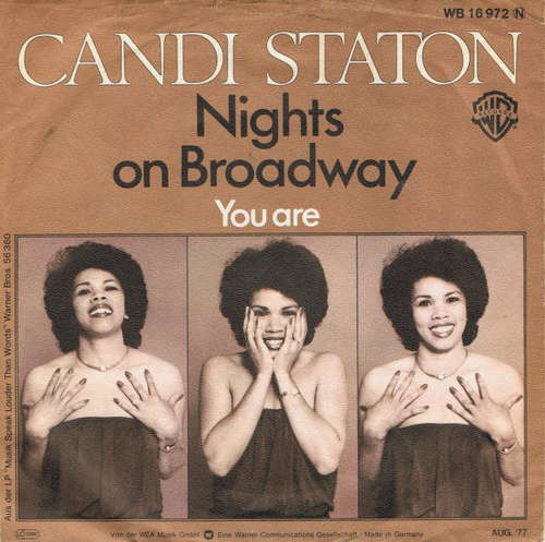 Cover Candi Staton - Nights On Broadway (7, Single) Schallplatten Ankauf