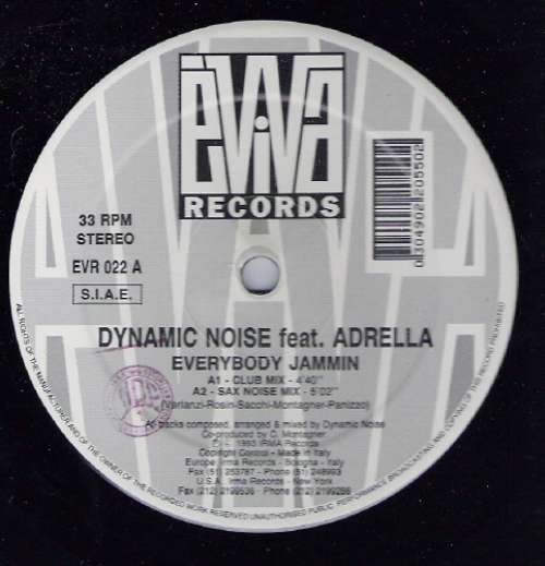 Cover Dynamic Noise feat. Adrella - Everybody Jammin (The Black Sides) (12) Schallplatten Ankauf