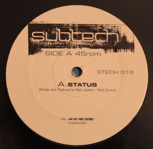 Cover Subtech - Status / High Noon (12) Schallplatten Ankauf