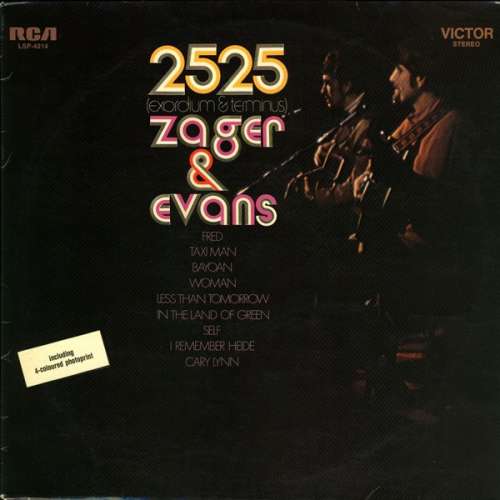 Cover Zager & Evans - 2525 (Exordium & Terminus) (LP, Album) Schallplatten Ankauf