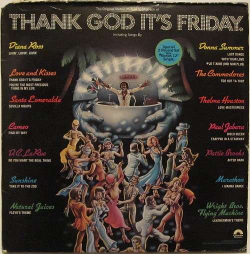 Cover Various - Thank God It's Friday (The Original Motion Picture Soundtrack) (2xLP + 12, S/Sided) Schallplatten Ankauf
