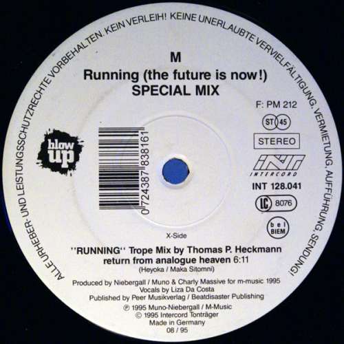 Cover M - Running (The Future Is Now!) (Special Mix) (12) Schallplatten Ankauf