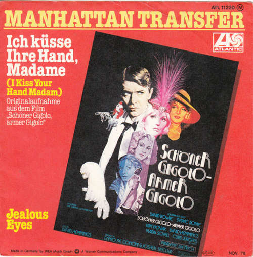 Cover Manhattan Transfer* - Ich Küsse Ihre Hand, Madame (I Kiss Your Hand, Madam) (7, Single) Schallplatten Ankauf