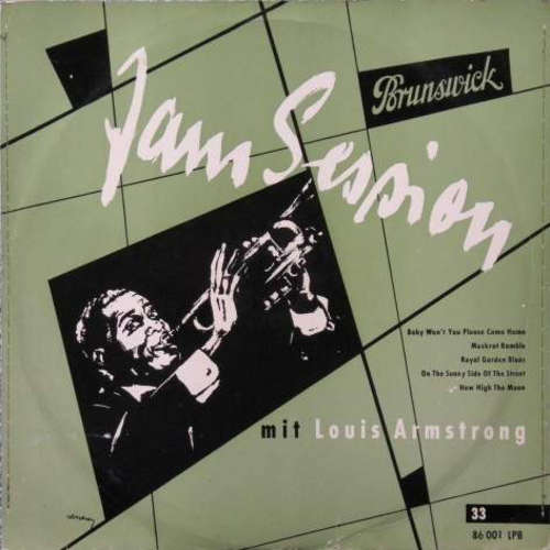 Cover Louis Armstrong - Jam Session (10, Mono) Schallplatten Ankauf