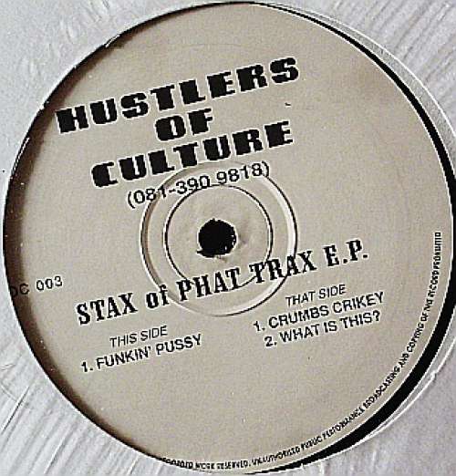 Cover Hustlers Of Culture - Stax Of Phat Trax EP (12, EP) Schallplatten Ankauf