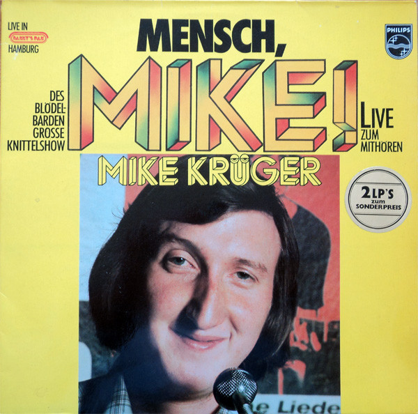 Cover Mike Krüger - Mensch, Mike! (2xLP, Comp, RE) Schallplatten Ankauf