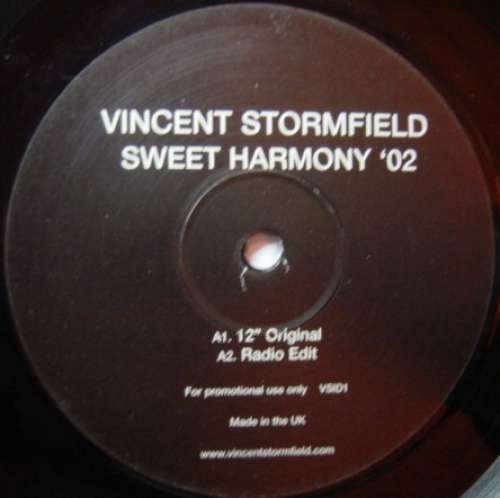 Cover Vincent Stormfield - Sweet Harmony '02 (2x12, Promo) Schallplatten Ankauf