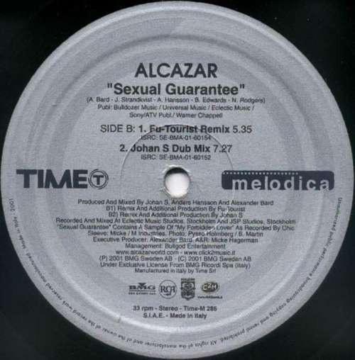 Bild Alcazar - Sexual Guarantee (12) Schallplatten Ankauf