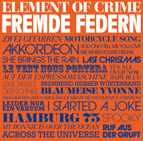 Cover Element Of Crime - Fremde Federn (2xLP, Comp) Schallplatten Ankauf